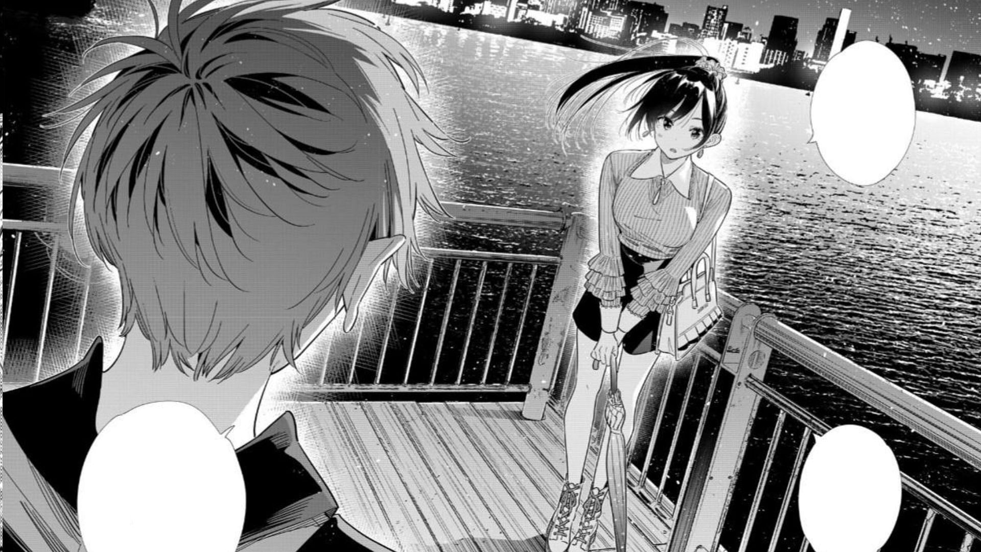 Kazuya Kinoshita and Chizuru Ichinose as seen in Rent a Girlfriend (Image via Kodansha)